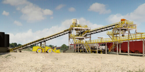 Dual Conveyor Loadout for rail cars